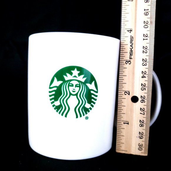 Starbucks Coffee Mug 2016 Logo 12oz White Green - Picture 2 of 5